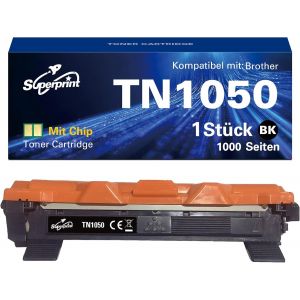 Tn1050 Cartouche De Toner Compatible Avec Brother Tn-1050 Tn-1075 Tn-1060 Tn1070 Tn1000 Pour Dcp-1510/1512/1610/1612, Mfc-1810/1815/1910, Hl-1110/1112A/1210. Imprimante 1212 (1 Paq[ENC945360] - Neuf