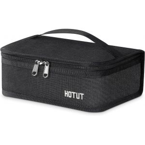 KALANKA-Sac Isotherme Repas Petit, 3L Mini Sac Isotherme de Repas, Sac D&eacute;jeuner Portable, Gamelle Lunch Bag avec Poign&eacute;e, pour Les Femmes et Les Hommes, pour Pique-nique Travail Bureau &Eacute;cole - Noir - Neuf