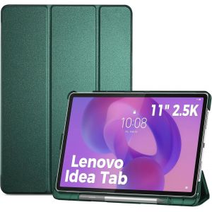 LORANKA-Coque pour Tablette Lenovo Idea Tab 11 Pouces 2025 (Mod&egrave;les TB-336ZU/TB-336FU) et Lenovo Tab K11 Gen 2 2025, Housse de Protection, &Eacute;tui Ultra-Fin avec Fermeture Magn&eacute;tique -Vert Nuit - Neuf