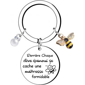 Kalanka-Cadeau Professeur,Cadeau Maitresse,Cadeau Atsem,Cadeau Professeur Porte-Clés,Pour La Meilleure Professeure,Cadeau D'anniversaire Professeur,Une Remise De Diplôme,Cadeau Maitresse - Neuf
