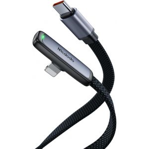 KALANKA-C&acirc;ble USB C vers Lightning 36 W pour iPhone - C&acirc;ble de charge USB C court &agrave; 90&deg; - En nylon C - Pour iPhone 14, 13, 12, 11, XS, XS Max, XR, X, 8, 8Plus, 7, 7Plus, 6s, 6s Plus, 6, 6 Plus, iPad - Neuf