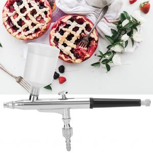 Kit aerographe a double action a alimentation par gravite de 0,3 mm pour decoration de gateaux et peinture artistique - Neuf