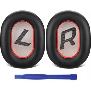 BAERTMY-Cuir Prot&eacute;in&eacute; Plus Doux Mousse Coussin Coussinets Pour Plantronics Backbeat Pro 2, Voyager 8200 Uc Casque,Avec Mousse &Agrave; M&eacute;moire D'Isolation Phonique - Neuf