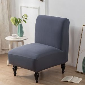 Housse extensible sans accoudoirs pour fauteuils d'appoint - Lavable en machine, plusieurs couleurs disponibles - Neuf