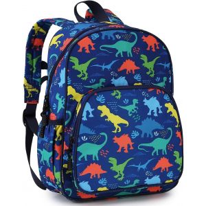 Sac A Dos Enfants,Cute Cartable Fille Garcon Primaire Sac A Dos Maternelle Sac D'École Avec Sangle De Poitrine Dinosaure[T641] - Neuf