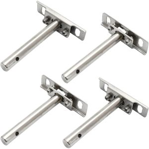 Etagere Murale Fixation Invisible,Support Etagere Murale 4 Pièces,Support Etagere 93mm,Support Etagere Invisible,Fixation Etagere Invisible - Neuf