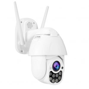 Camera de surveillance PTZ 1080P etanche, 8 LED, vision nocturne infrarouge, 110-240 V US - Neuf
