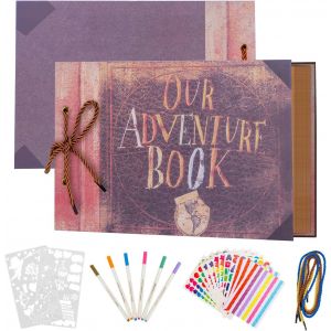 Album Photo Scrapbooking,Adventure Book Scrapbook,Diy Traditionnel Livre D'or,Cadeau Fete Des Meres Maitresse D'école Femme Noel Valentin Anniversaire (A) - Neuf