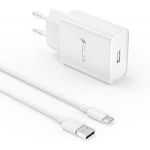 Kalanka-Chargeur Usb C Rapide Pour Samsung Galaxy A16 A15 A14 A13 A12 4g/5g A06 A05s A04s A55 A54 A35 A34 A53 A33 A32 A52 A25 S24 S23 S22 S21 S20, Compatible Xiaomi, Huawei, Google Etc. Avec 2m Câble - Neuf