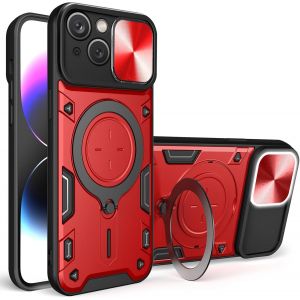 Yiscase Coque Pour Galaxy Z Fold 5 Avec Anneau De Support Rotatif | [Compatible Avec Magsafe] Coque Antichoc Avec Housse D'appareil Photo Coulissante | Étui Magnétique Pour Support De Voiture - Neuf