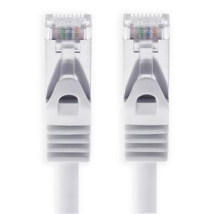 TIANYI-3,0 m - blanc - 1 pi&egrave;ce c&acirc;ble r&eacute;seau CAT.7 c&acirc;ble patch Sftp (c&acirc;ble brut) (SET) 10000Mbit/s - 500 MHz assembl&eacute; avec 2 fiches RJ45 Cat6a - Neuf