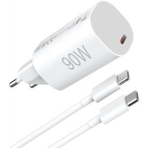 CHENG-90W Chargeur Rapide avec Câble USB C 1m pour Xiaomi 15 14 Ultra POCO F6 F7 X7 Pro, 67W Chargeur Turbo pour Redmi Note 14S 14T 13 Mix Flip Fold 3, Chargeur 45W pour Pad 7 Redmi Note 14 Pro - Neuf