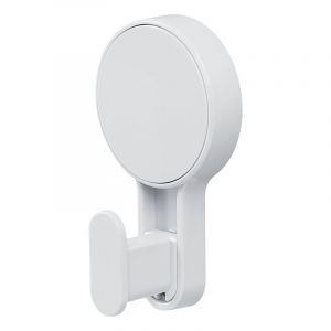 Jeu blanc de 4 Réutilisables Mur Crochets Puissants de la Charge de 5 kg, Luxear Ventouse salle de Bain Crochet porte-Serviette Couronne Terry Robe en Tissu de Manteau, de Nouveaux V - Neuf