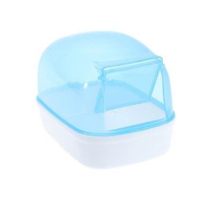 Ravissant Bassin De Bain En Plastique Pour Hamsters, Gerbilles Et Souris - Design Ergonomique, Spacieux Et Mignon Pour Un Moment De Bain Amusant - Neuf