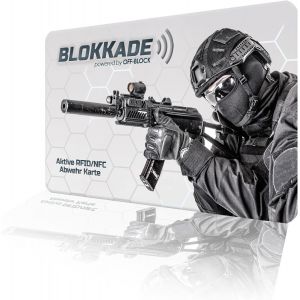 Blokkade Carte Bloquante Active Rfid/Nfc Motif Catcher Collectors Edition Protection Contre Le Vol De Données Pas De Lecture Étrangère Par Michael G.,Gris,Kreditkartengröße,Moderne - Neuf