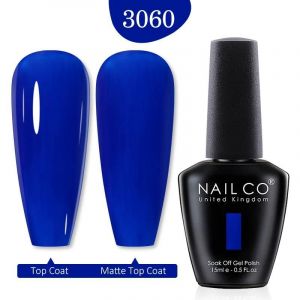 Nailco Vernis À Ongles Gel 15ml Rouge Rose Couleur Gel Vernis À Tremper Longue Durée Uv Vernis Gel Nu Lakiery Hybrydowe Laque Vernis.3060. - Neuf