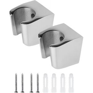 JGD-Lot de 2 supports de pommeau de douche, argent&eacute;s, avec vis, pour la plupart des pommeaux de douche - Neuf