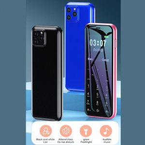 Téléphone Portable Ultra Mince Léger Batterie 1000mAh Écran 1.44 Pouces Dual SIM Bleu YONIS - Neuf