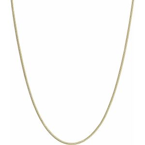 Trahoo-Collier Chaîne Serpent Femme Fine 1,2mm En Acier Inoxydable Avec Chaîne De Rallonge De 5cm, Longueur - 45/50/55/60/65/70/75cm - Neuf