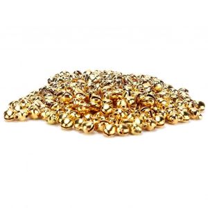 300pcs Petites Cloches DIY Mini Minuscule Fer Jingle Bells avec Trou pour Artisanat Bijoux Festival Anniversaire D&eacute;coration CadeauGold - Neuf