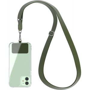 Kalcx-Cha&icirc;ne Universelle Pour T&eacute;l&eacute;phone Portable Adapt&eacute;e &Agrave; Tous Les Smartphones Tour De Cou Housse Avec Cordon Sangle Pour T&eacute;l&eacute;phone Cellulaire Adapt&eacute; &Agrave; Toutes Les Pochettes Vert - Neuf