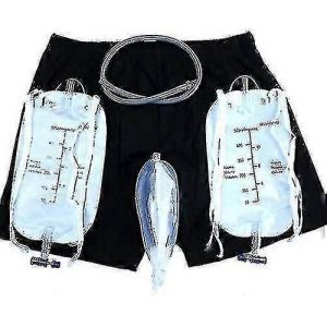 Culotte D'incontinence Pour Homme Avec Poche De Recueil D'urine Portable Et &Eacute;tanche, Porte-Cath&eacute;ter Urinaire Pour Homme &Acirc;g&eacute;, Taille M - Neuf