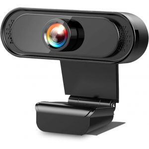 Webcam pc Webcam Streaming Camera pc,Web cam webcams et equipement voip Webcam 1080p avec Microphone USB Plug and Play pour Zoom/Skype/Teams - Neuf