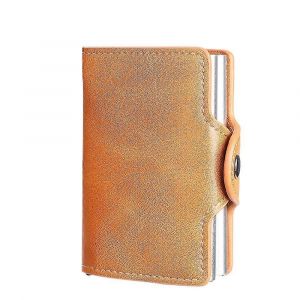 RFID Blocage de porte-monnaie Auto Pop Up Titulaire de Carte de Cr&eacute;dit en Cuir de l'Argent Clip Hommes Femmes - Neuf