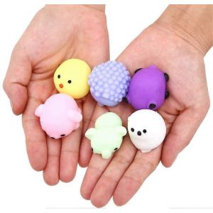 24 pièces de cadeaux de fête,mochi pour enfants,mini mochi kawaii pour enfants,jouet de soulagement de l'anxiété,Pâques - Neuf