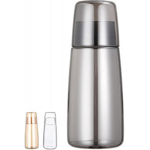 Carafe En Verre,Carafe D'eau De Chevet Et Verre Pour Table De Nuit,Carafe D'eau Pour Boisson Froide Distributeur De Bain De Bouche Pour Salle De Bain Et,Cuisine,Chambre D'amis Acce[Pou8805483] - Neuf