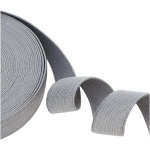 Tianyi-Bandes Élastiques De 20 Mm X 25 Mm De Large - Gris - Pour Accessoires De Couture, Bricolage, Artisanat, Vêtements (6 M X 25 Mm) - Neuf