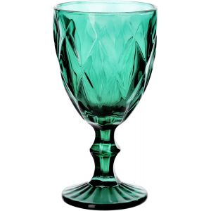 Lunna Ensemble De 4 Verres-Verres À Vin Blanc Rose Rouge-Verre À Boire-Verre À Eau-Service De Verre Complet-Design Exceptionnel-310 Ml-Vert - Neuf