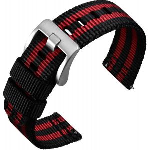 Quick Release Nylon Watch Strap Military Watch Bands For Men 18mm 19mm 20mm 22mm 24mm.[U931] - Neuf