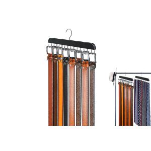 Cintre multifonction &agrave; 14 crochets pour soutiens-gorge, ceintures, cravates et rangement de v&ecirc;tements - Neuf