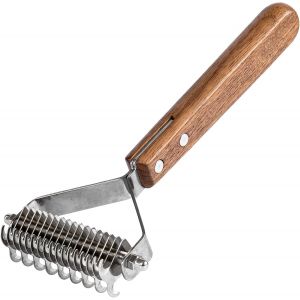 Coat King Detangler Comb And Brush For Dogs And Cats Undercoat Rake (Dual) - Neuf