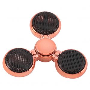 Nouveau Design Led Bluetooth Musique Jouer Appel Mains Libres Edc Spinner Jouet Anti-Stress (Or Rose) - Neuf