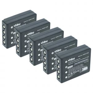 vhbw 5x Batterie compatible avec HBC Radiomatic Micron 7, Patrol D, Micron 5, Micron 6 télécommande remote control (2000mAh, 3,6V, NiMH) - Neuf