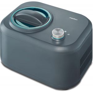 NouvelHorizonstore-Sorbeti&egrave;re avec compresseur (Machine &agrave; glace auto-refroidissante, pour cr&egrave;me glac&eacute;e, yaourt glac&eacute; & sorbet, 1L, 100W, r&eacute;cipient en aluminium, MD10169) - Neuf