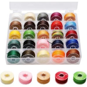 Chenquansarl-Lot De 25 Bobines De Ruban En Coton Cir&eacute; De 0,5 Mm, Pour Bijoux Et Bracelets - Neuf