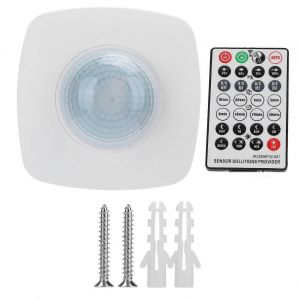 Capteur infrarouge Détecteur d'interrupteur de détection du corps humain avec télécommande 220240V / AC - Neuf