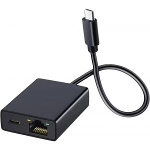 CMWX-Adaptateur micro USB vers Ethernet RJ45 compatible avec Fire TV Stick et plus encore - Connexion r&eacute;seau filaire haut d&eacute;bit - Neuf