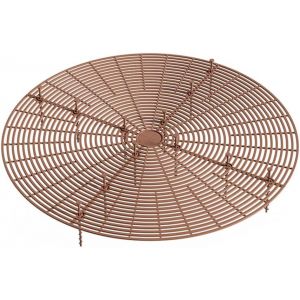 Lbgwp60-Lot De 1 Grande Grille Pour Pot De Fleurs, Protections De Couverture De Sol Pour Pot De Fleurs Avec Piquets Profonds, Chiens, Chats, Bouchon De Creusement, 52 Cm De Diamètre - Neuf