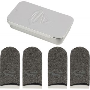 4 Pcs Manches De Doigt Pour Gaming Ultra-L&eacute;g&egrave;res, Prot&egrave;ge Doigt Antiperspirant Et Respirant Pour Ios Et Android[Z764] - Neuf
