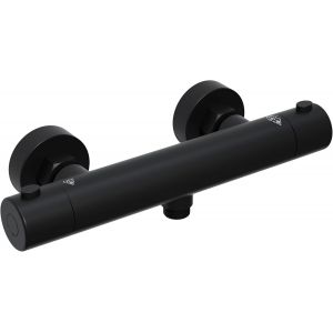 Mitigeur de Douche Thermostatique, Robinet Baignoire Raccord G 1/2"", Robinet de douche Avec Bouton Temp&eacute;rature Constante Intelligente,Convient aux Colonne de Douche&iquest; Noir Mat - Neuf