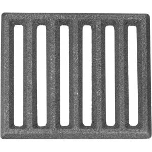 Ulteronixshop-Grille De Feu en Fonte, 5.9"" Rectangle Grille De BBQ De Remplacement Plaque De Charbon Haute Temp&eacute;rature Grille De Fond Accessoire De Cuisson 6 Fentes pour Gril Barbecue - Neuf
