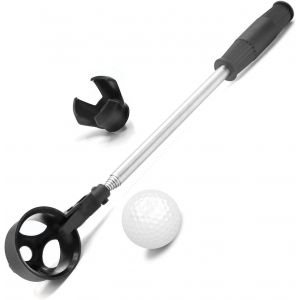 Retriever De Balle De Golf T&eacute;lescopique En Acier Inoxydable Pour L'eau-Outil De Saisie De Putter-Longueur : 1,83 M.[B1286] - Neuf