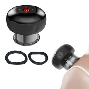 Appareil De Massage &Eacute;lectrique &Agrave; Ventouses Avec Outil Gua Sha Et Alimentation Usb Pour Une Utilisation &Agrave; Domicile - Neuf