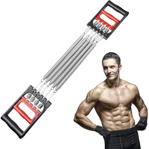 Extenseur De Poitrine, Poitrine Expander, Chest Expander Ajustable, Extenseur Force De Traction, Fitness Câble Exorc Ur Multifonction, Avec 5 Ressorts Amovibles, Pour Muscles Training - Neuf
