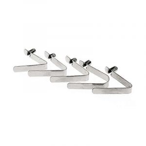 10pcs Instantané Verrouiller Le Kayak Pagaie Plaque Tente Poteau Flocage Flocage Télescopique Positionnement Pince À Ressort 5-55mm - Neuf