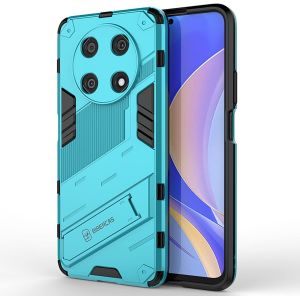 Kal-® Coque Pour Huawei Nova Y90 Avec Support Invisible [Qualité Militaire Anti-Chute Protection] [Fonction De Support De Voiture Magnétique] Étui Pc Et Tpu, Bleu - Neuf